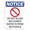 Signmission OSHA Notice, 7" Height, Do Not Allow Reclaimed Sign With Symbol, 7" X 5", Portrait OS-NS-D-57-V-11064 - alternate 1